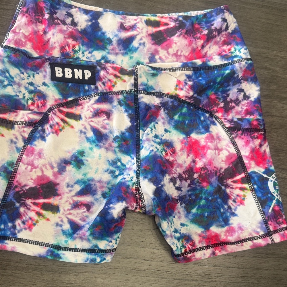 BBNP Multicolor Tie-Dye Athletic Shorts